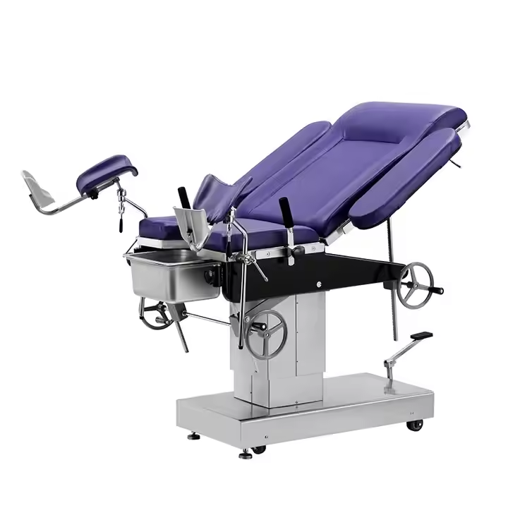 263-Electric Gynecological Examination Bed Delivery Couch Mechanical Operating Table with Power Source S.jpg